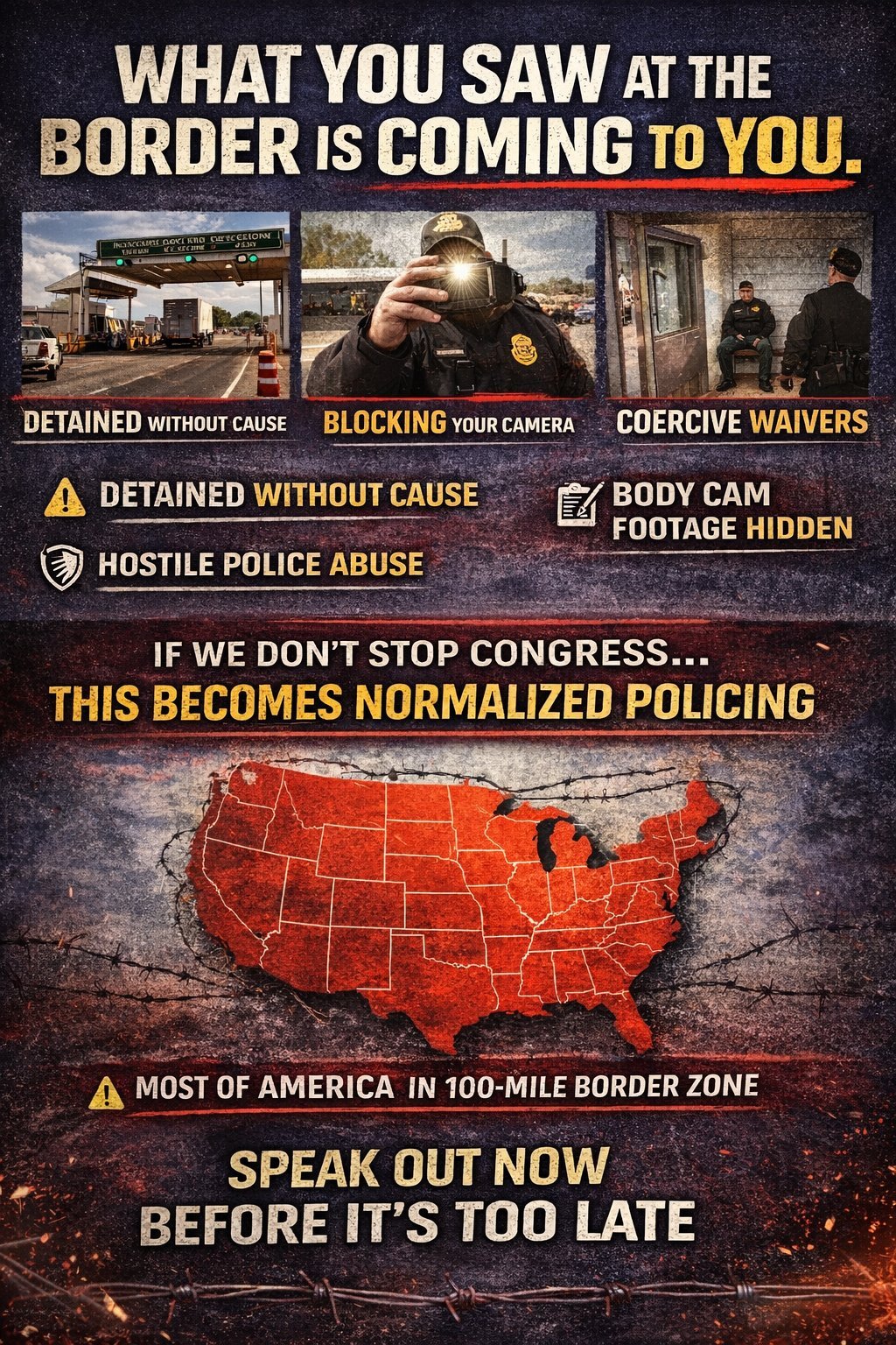 Documented checkpoint abuses and constitutional violations