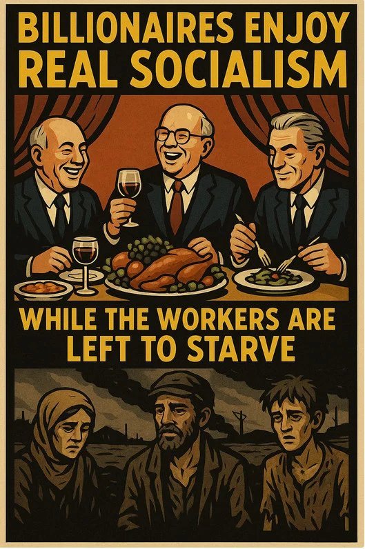 Billionaires Enjoy Real Socialism While Workers Are Left to Starve