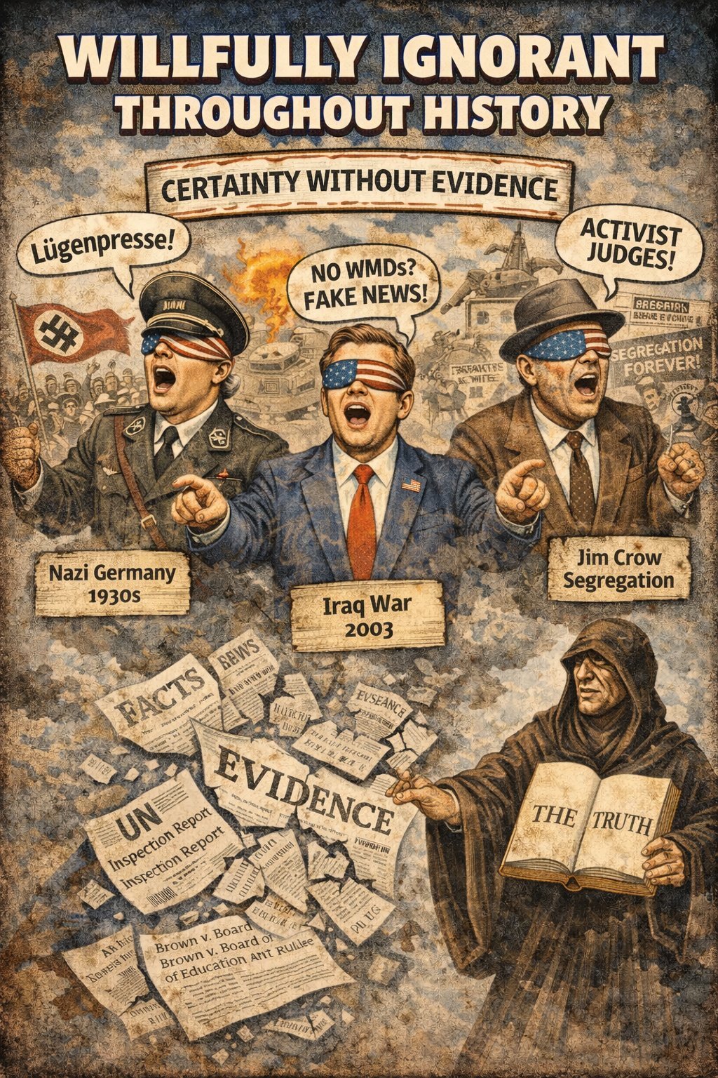 The blind leading the blind — following without questioning