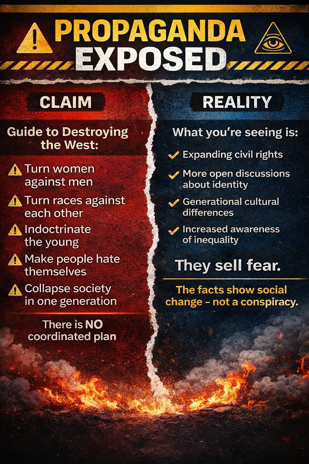 Propaganda Exposed: Claim vs Reality