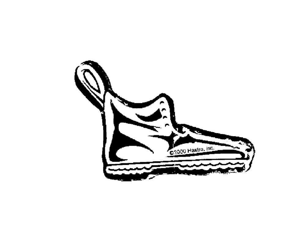 Hasbro Monopoly boot token — subliminal sexual imagery embedded in a children's board game piece